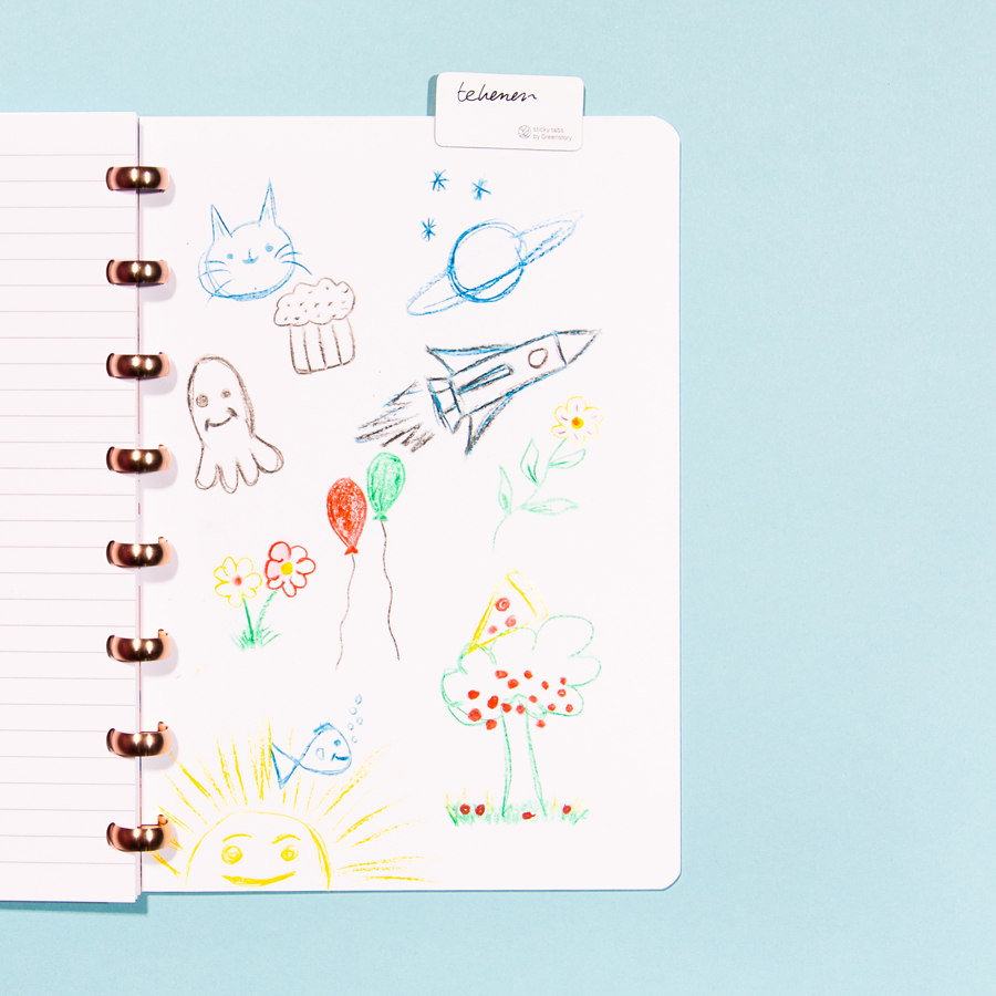 Sticky Tabs wit in GreenBook van Greenstory