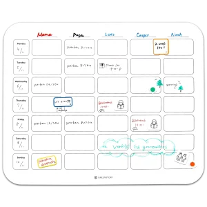 productfoto familieplanner wit gevuld