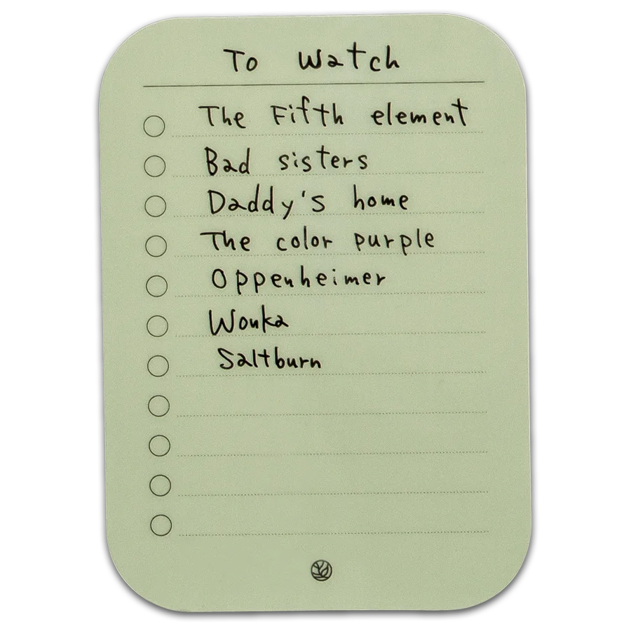 product foto sticky note to do classic in kleur groen gevuld